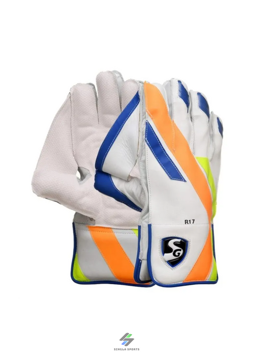 SG R 17 Wicket Keeping Gloves (Multi-Color) W.K. Gloves