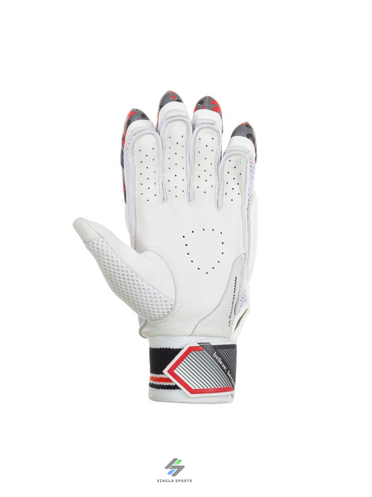 SG Test™ Batting Gloves with Premium Quality Sheep Leather Palm