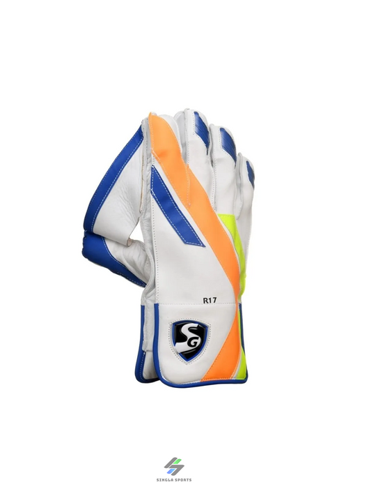 SG R 17 Wicket Keeping Gloves (Multi-Color) W.K. Gloves