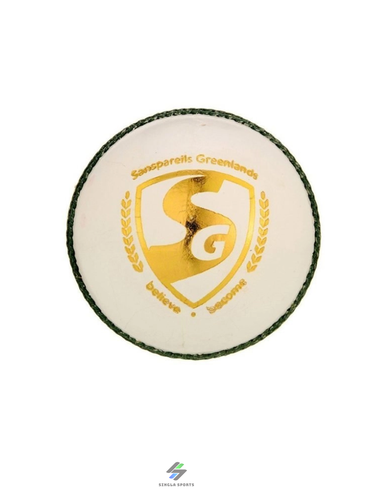 SG Test™ White Premium Quality Four- Piece Water Proof Cricket Leather Ball