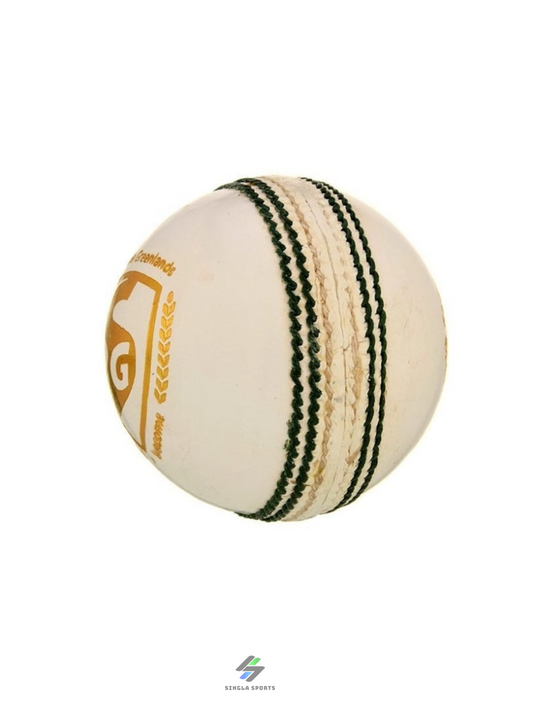 SG Test™ White Premium Quality Four- Piece Water Proof Cricket Leather Ball
