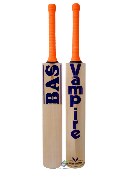 BAS VAMPIRE RETRO VINTAGE CLASSIC ENGLISH WILLOW CRICKET BAT SIZE SH