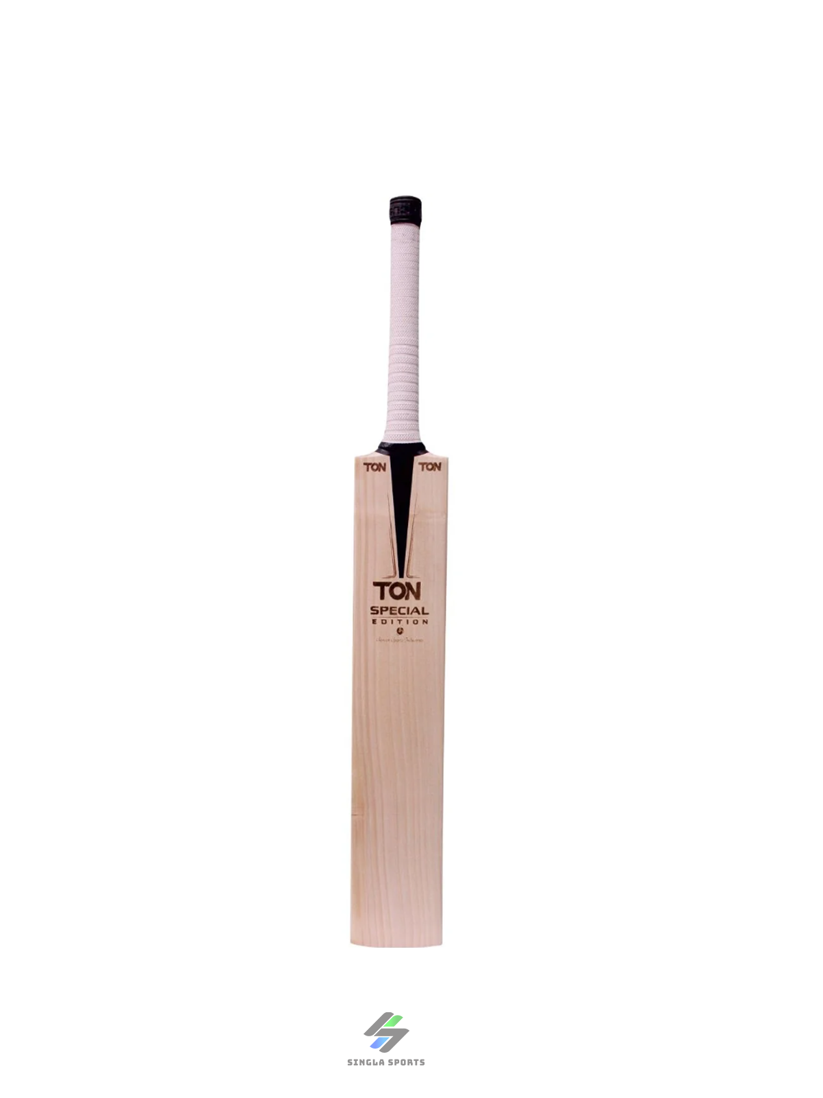 TON Laser Engraved Special Edition English Willow Cricket Bat - SH